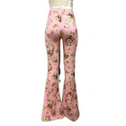 Women Women Floor Length Yoga Trouser Printed 2022 New Fashion Beach Holiday Style OEM Custom Flare Pants