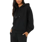 100% OEM Custom 100% Cotton Blank Sports Leisure High Quality Warmth Fashion Hoodies For Women