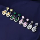 Diamond Earring Earrings Diamond Stud Earring Round Cubic Zircon Fashion CZ Fashion Jewelry