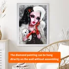 Wholesale Custom Size Dark Fairy Custom Design Diy Diamond Art Wooden Frame