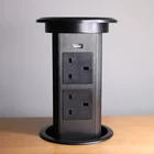 Plug Sockets Kitchen Plugs Kitchen Table Plug Sockets Retractable For Countertops Worktop UK Plug