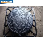 Iron Forged Cast Iron Manhole EN124 Heavy Duty Ductile Iron Manhole Cover In Cast Forged