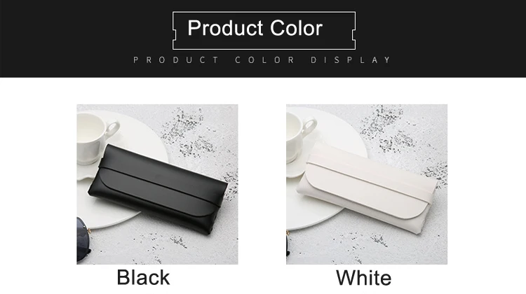 Fashion Customization Handmade Durable Portable PVC Leather Sunglasses Case Glasses Case