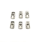 Rope Metal Jewelry High Quality End Rope Fashion Hoode Square Metal For Beads Making Gold Stopper Jewelry Cord Lock