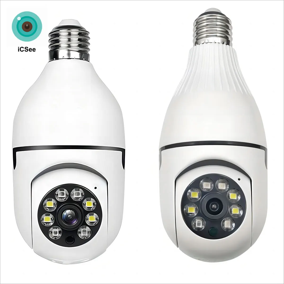 Special offer ICSEE 4MP 3MP E27 Socket Lamp Holder Full Color 1080p 360 Panoramic Cctv Wifi Ip Camera Ptz 2mp Light Bulb Camera