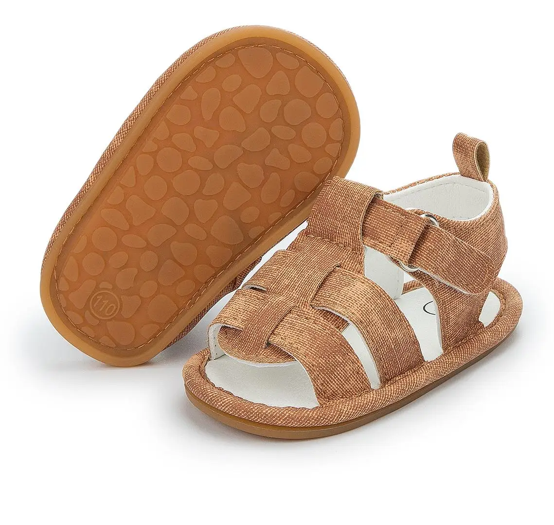 2023 New Design Rubber Sole Summer Outdoor Prewalk Toddler Boy Baby Sandals & Slippers