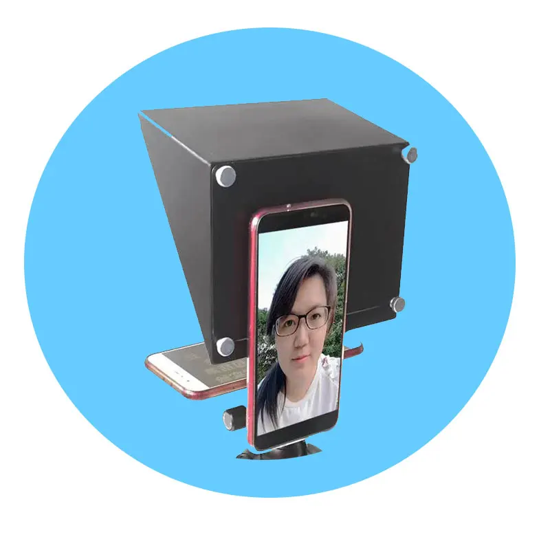 Tv Studio Smartphone Teleprompter For Phone And Dslr Camera Dual