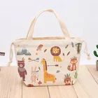 Eco Friendly Custom Logo Drawstring Closure Canvas Tote Bag Cotton Handbag