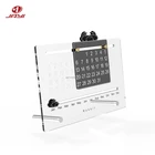 JAYI Factory Custom Perspex Table Calendar Acrylic Desk Calendar Stand