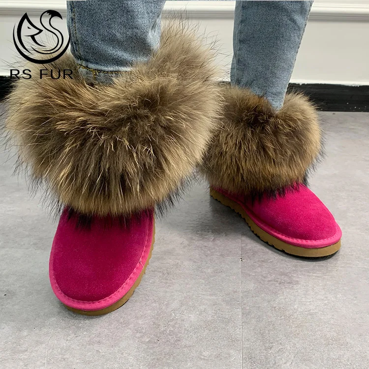 custom fur boots