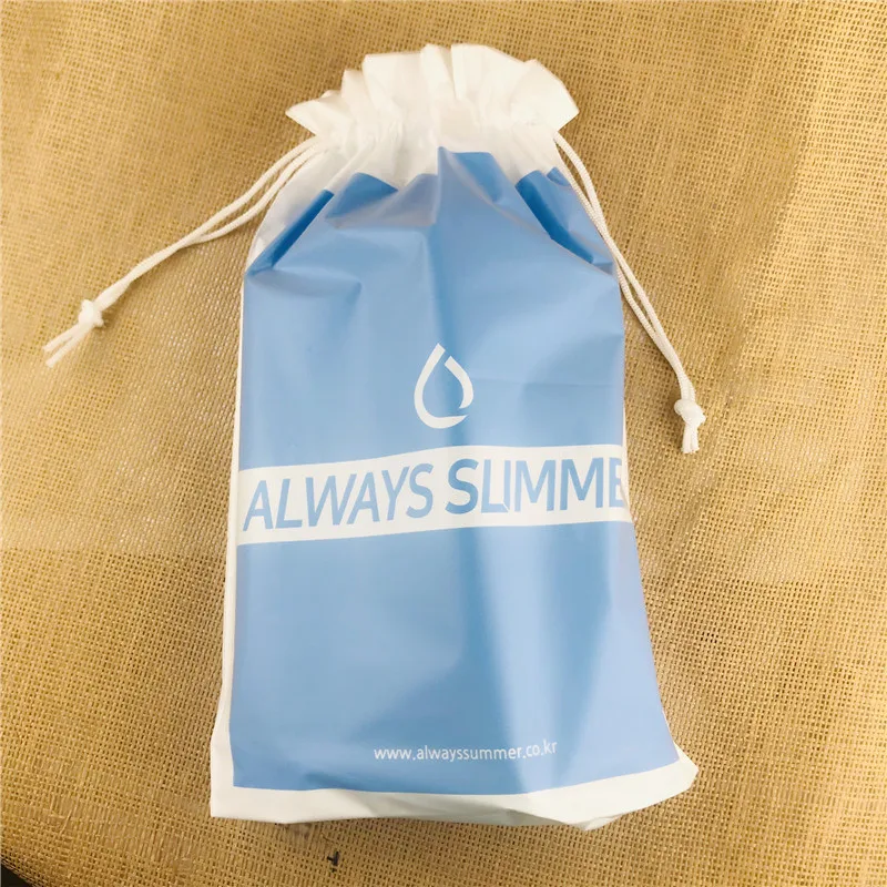 manufacturer custom print logo natural cotton single double drawstring bag