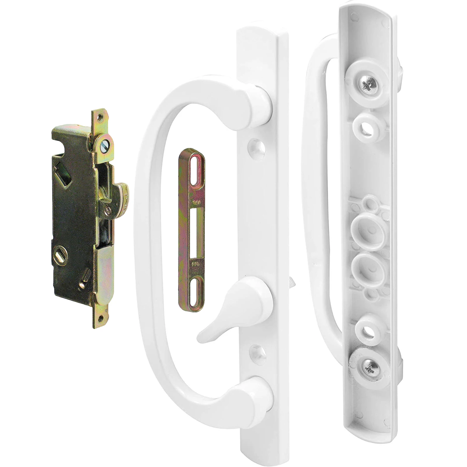 Sliding Glass Door Replacement Mortise Lock With Adapter Plate 3 11 16