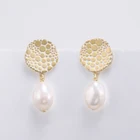 Gold Jewelry Diamond 14k Gold Plated Jewelry Sets Heart Shape Earring Set Diamond Brazilian Gold Jewelry