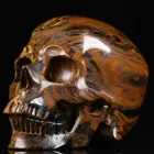 Gemstone Wholesale Gemstone Skulls High Quality Hollow Carved Crystal Skulls Healing Crystal Skulls