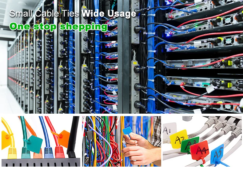 3.5X150mm Customizable colors nylon cable zip ties tags Not easily broken factory