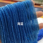 Glass Beads High Quality 2mm Rondelle Faceted Glass Beads Aqu Bohemica Seed Beads