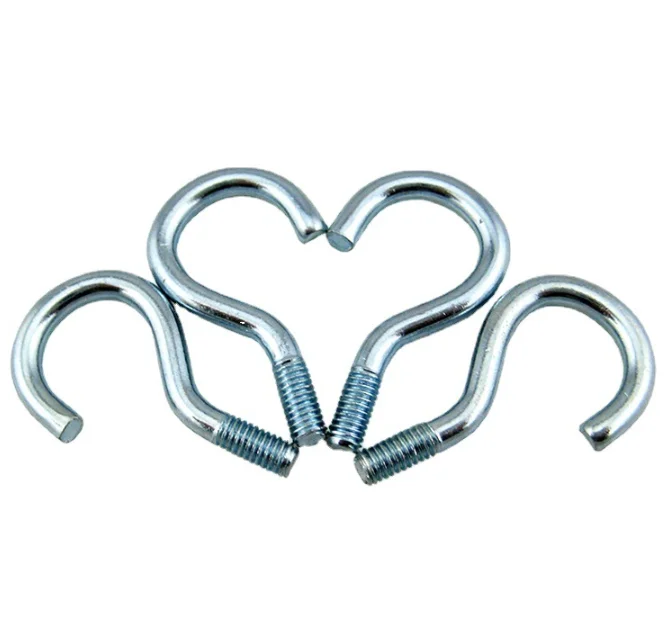 Mini Union Bolt for Wooden Surface 25mm Stainless Steel Self-Tapping Hook Swivel Eye Screw Zinc Plating Metric Measurement manufacture