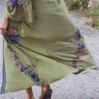 Blouse 2021 Women Clothing Sexy Bohemian Flower Embroidery Women's Blouse Factory Wholesale Price STDN0070