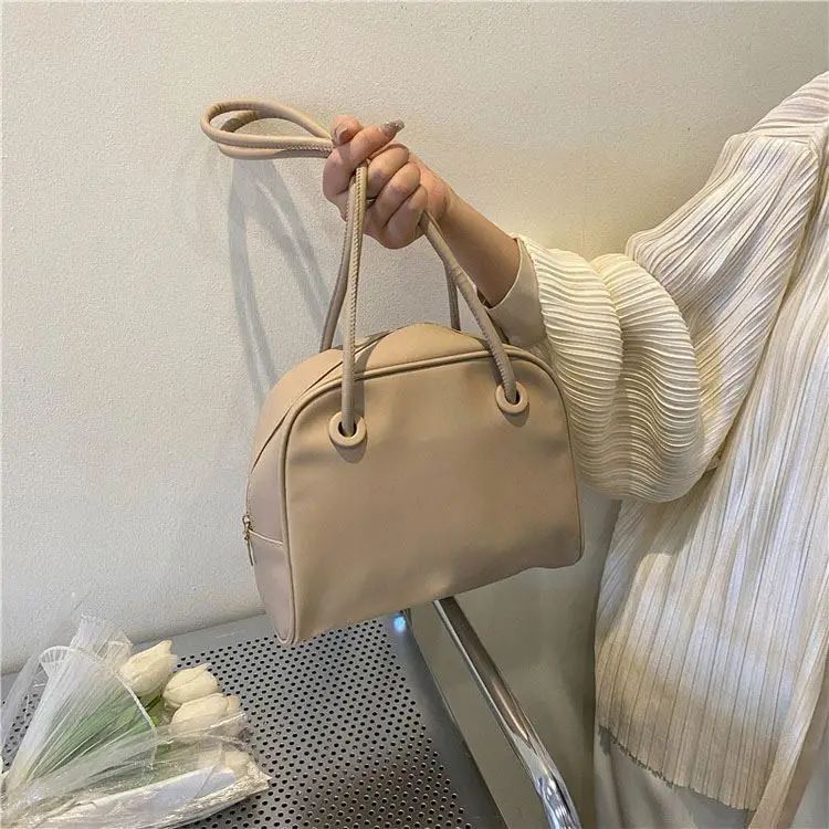 French Stylish Cheap Fashion Brands Decoration Women Large Capacity  Mini Bags Cute Tote Single Leather Handbags