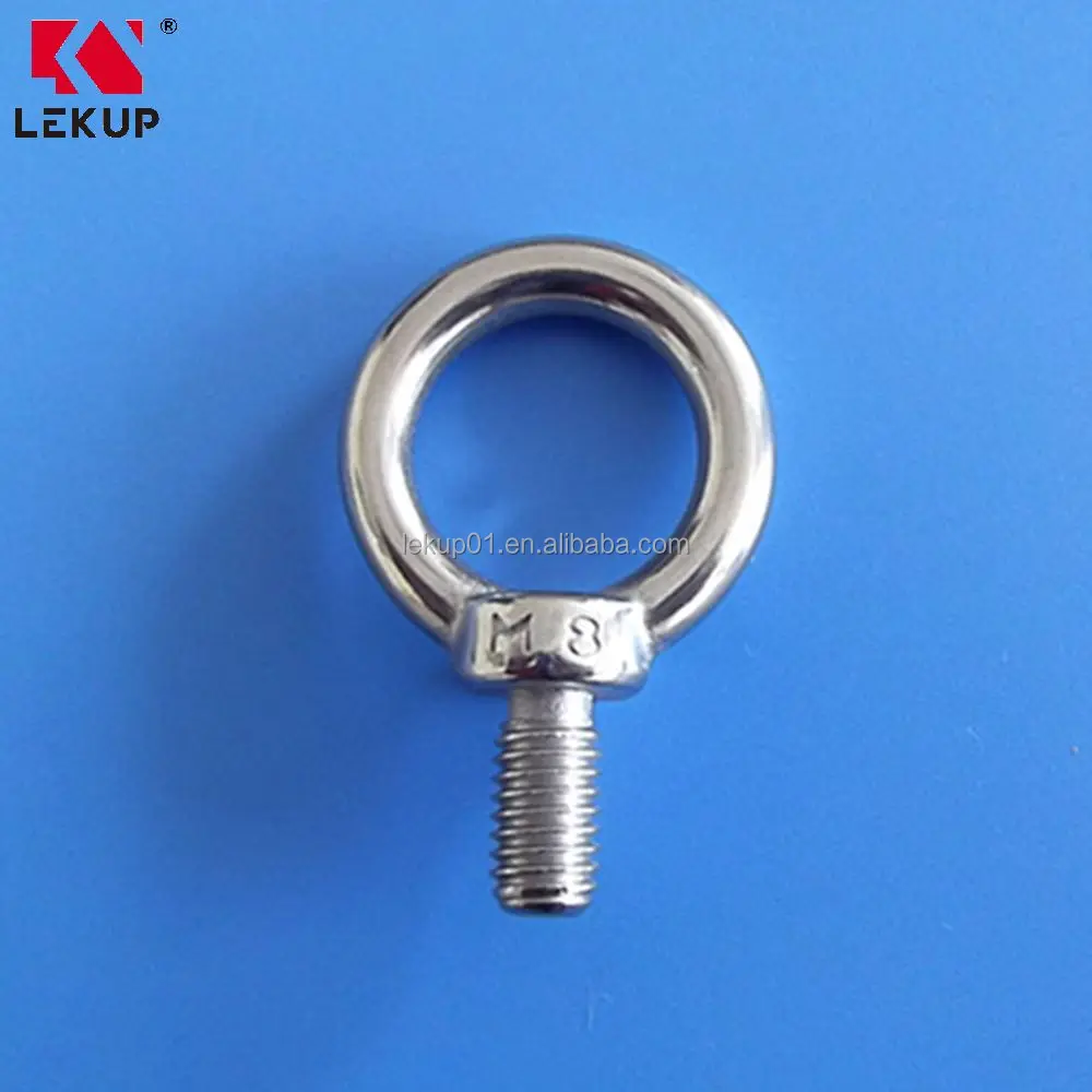 M6 M8 M10 M12 Eyebolt Jis B 1168 Stainless Steel Eye Bolt Aisi304 316