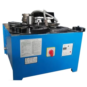 Electric Automatic Square Tube Carbon Steel Scroll Bender with Motor PLC Control 1.1KW Motor