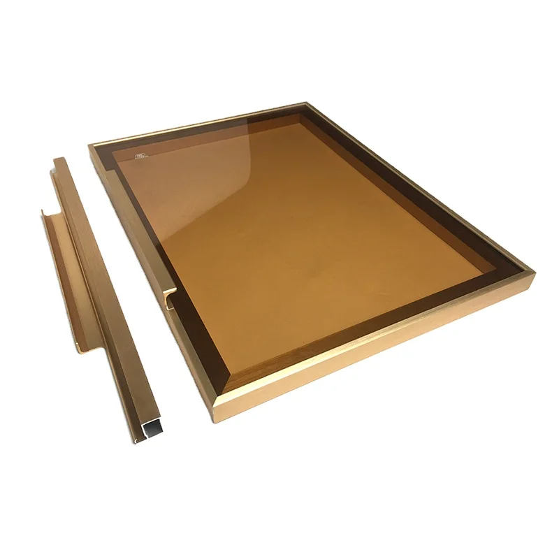 Aluminum Profile Glass Door Frame for Wardrobe & Closet