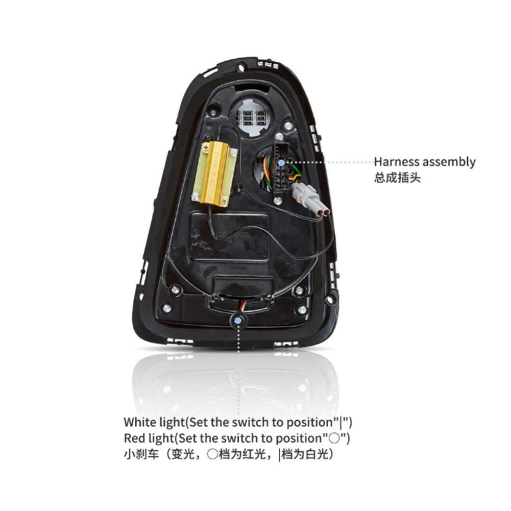 product led taillights tail lights for bmw mini cooper convertible r50 r52 r53 tail light 2000 2006 tail lamp assembly-5