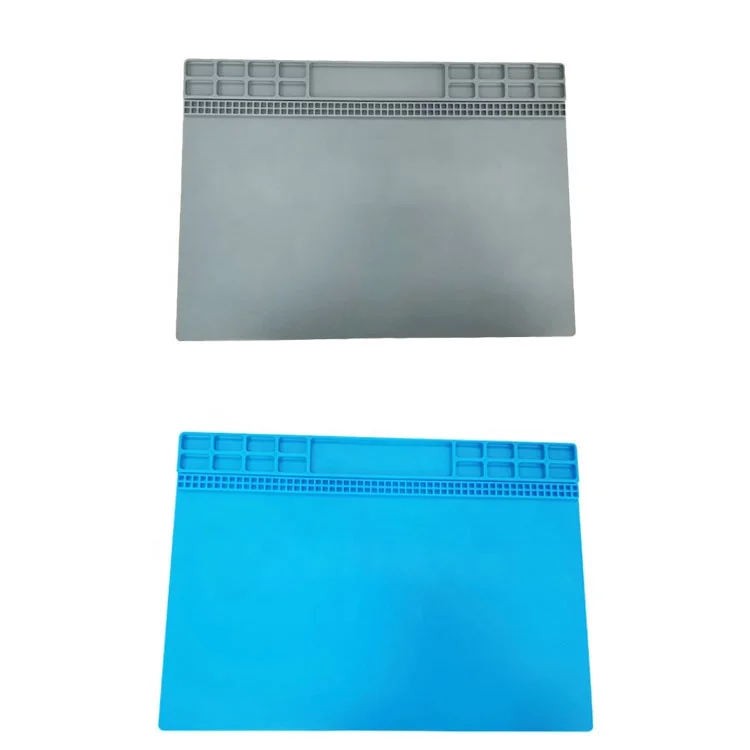 Customized Hot Selling Silicone Pad Temperature Heat Resistant Repair Tool Insulation Desk Mat For Mobile Phone With Magnetic