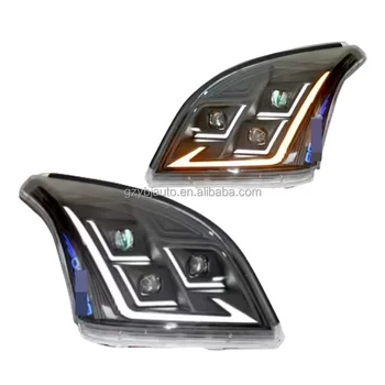 YBJ car accessories LED Refit headlights for Prado FJ120 LC120 Head Lamp LED 2003-2009 DRL Turn Signal Light