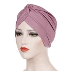 Hijab Headwear Hijab Headwear Hot Sale Twist Knot Bonnet Chemo Hijab Turban Caps Headwear