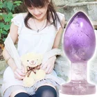 Wholesale EUDEMON Natural Amethyst Anal Butt Plug Natural Self-healing Processes And Energy Body Activity