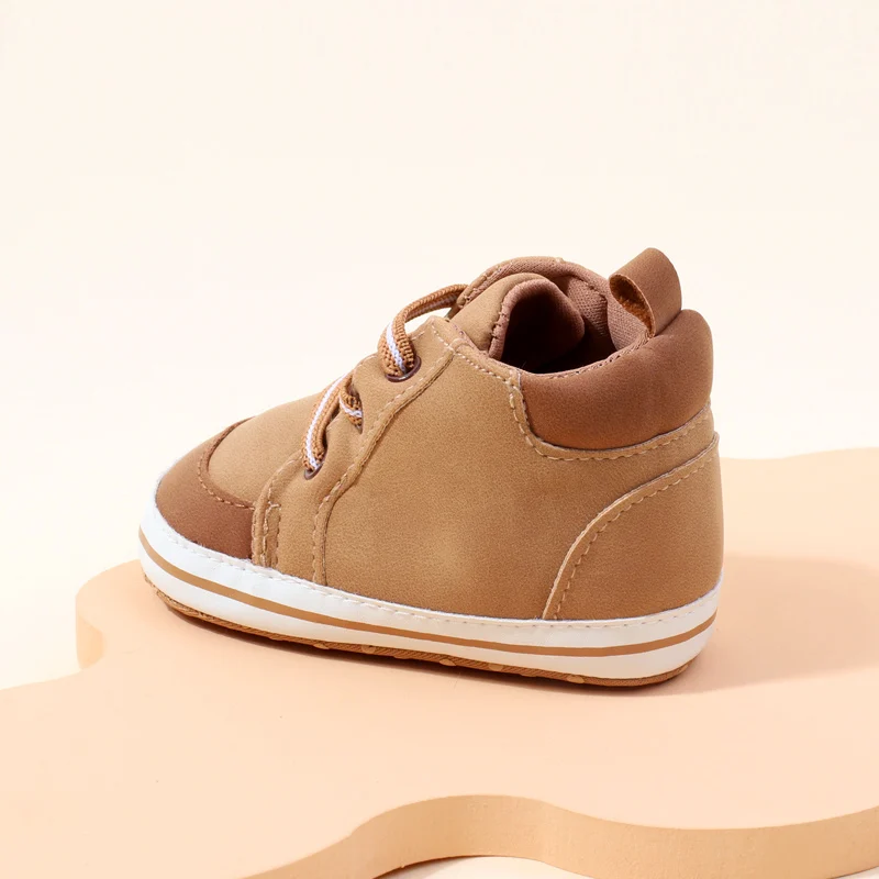 2024 New Arrival Breathable Soft PU Leather Baby Boy Shoes Light Weight Flat Anti-Slip for Spring and Autumn supplier