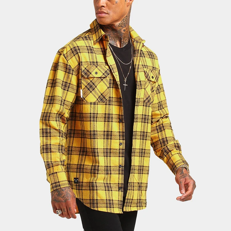 Mens Plaid Dress Shirts 