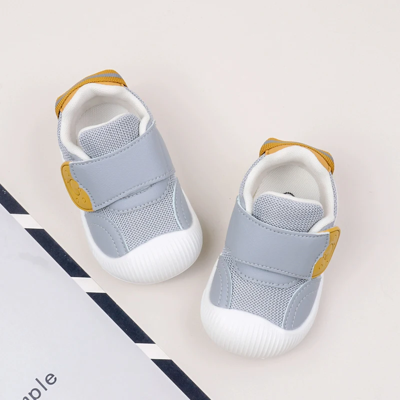 Spring Autumn Casual Shoes High Quality Breathable Sneaker with Anti-Slip Rubber Sole Toddler Walking Shoes Hot Selling details