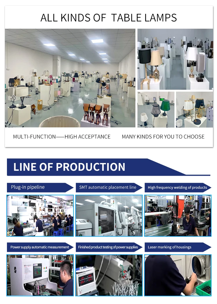 Amazon Linen lamp shade USB hotel living room desk lamp