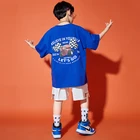 Children's Clothing Boy 2021 Summer Hip Hop Street Trend Children's Clothing Fashion Cool Boy Suit