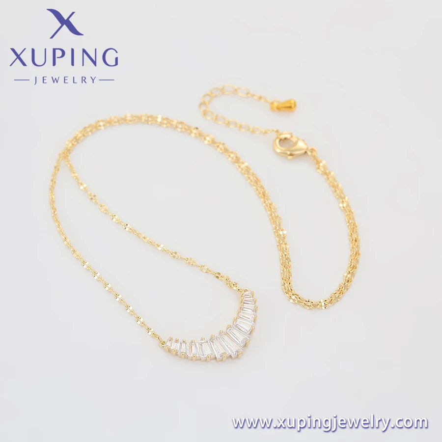 necklace-01756  xuping jewelry Elegant Ancient Royal 14K gold color hot sale charn women fashion dolphin necklace