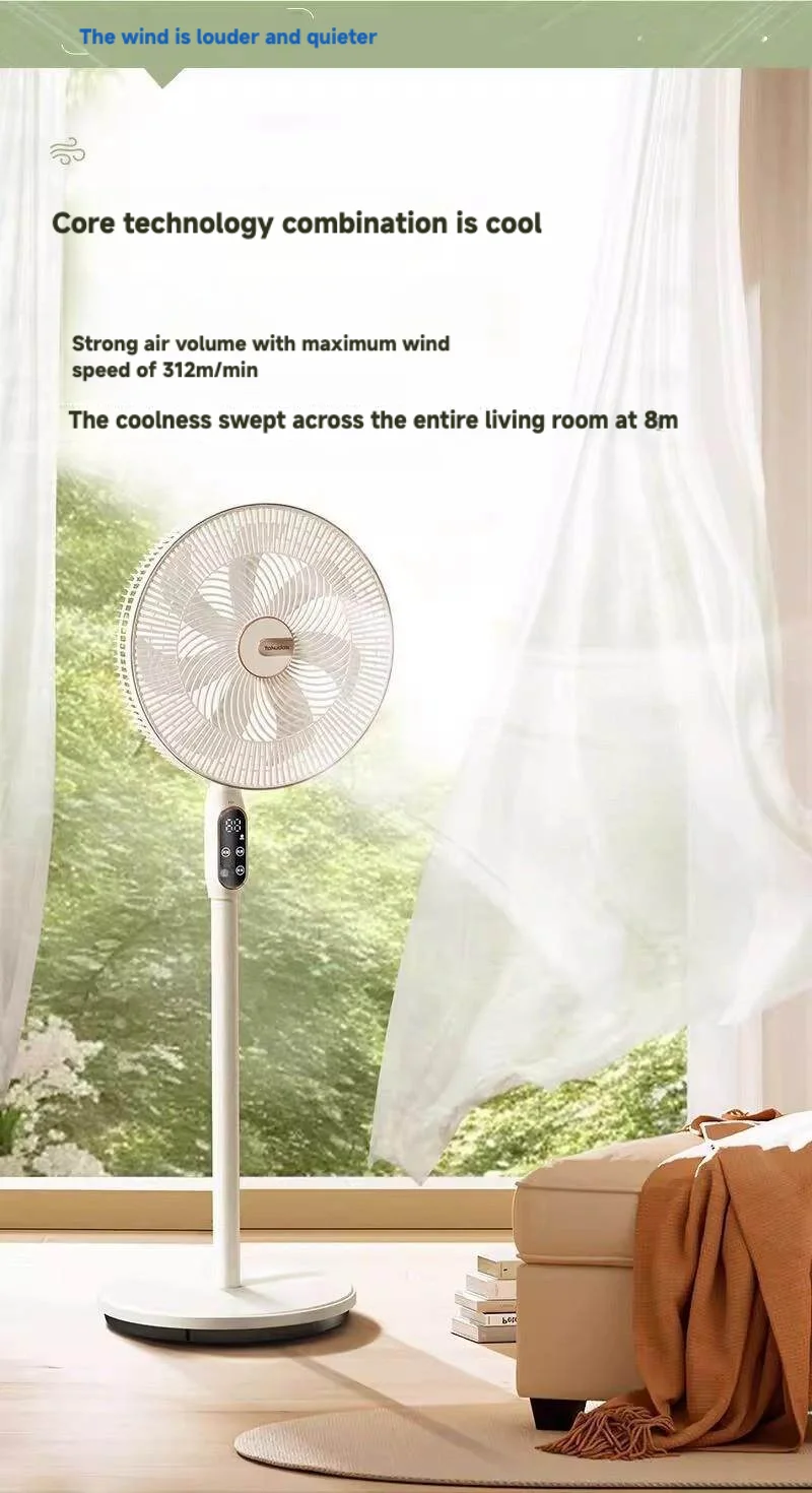 Speeds Silent Stand Fan, 110v, 220v - detail 14