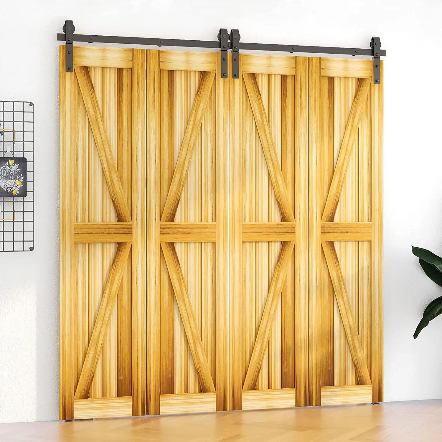 Hoone Modern Wholesale Bypass Bifolding Sliding Barn Door Hardware