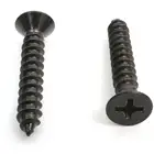 Screw Screws Black Steel Flat Head Phillips Wood Screw