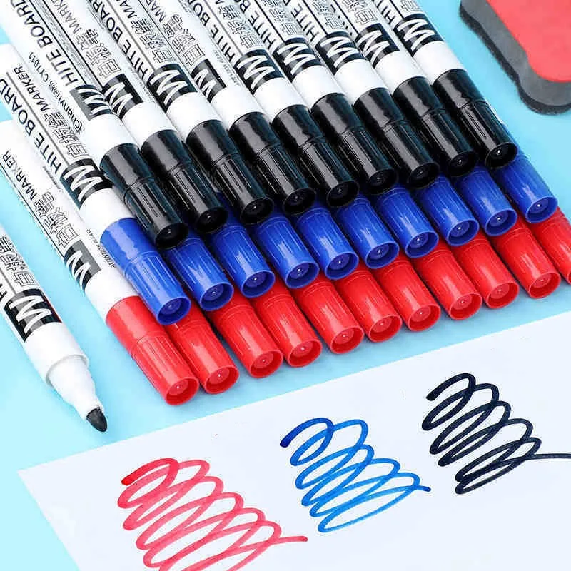 High Quality Teaching Erasable Non-toxic And Large Capacity Erasable Whiteboard Marker Pens