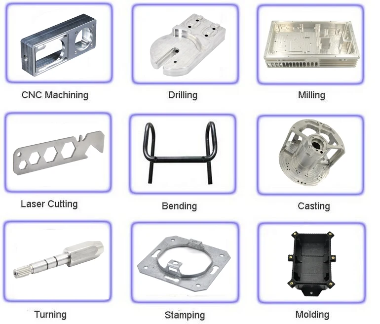 Các bộ phận tiện CNC bằng kim loại và nhựa OEM Sản xuất dịch vụ nguyên mẫu CNC