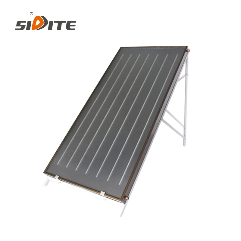 High Efficiency Energy Saving SC-F Flat Plate Solar Collector Selective Blue/Black Chrome Coating Laser-Welded Hotels Outdoor manufacture