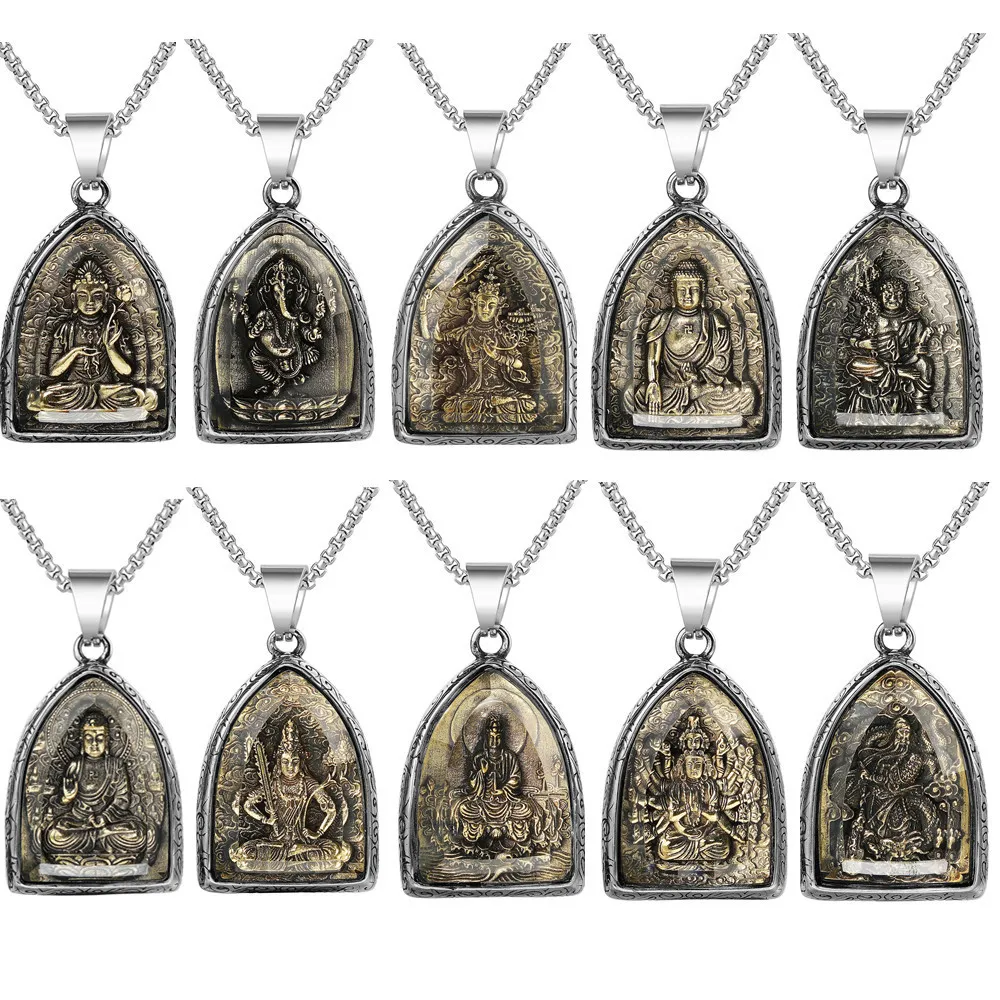 ivory buddha necklace