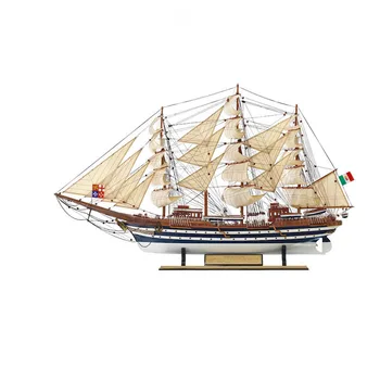 Diy Educational Ship Building Kit Unique Decoration Toy Wood Sailboat Ship Model