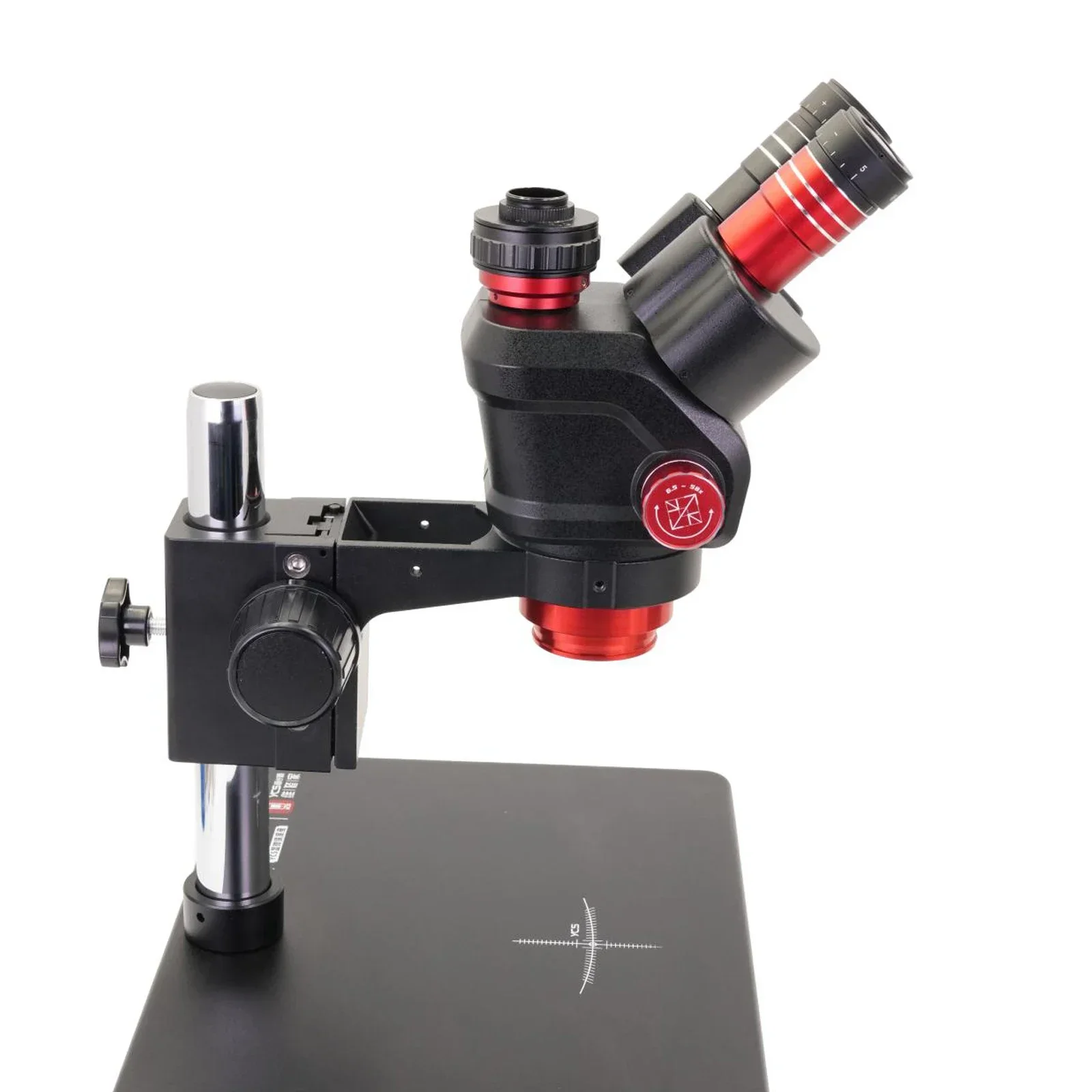 YCS 6558X Ultra HD Trinocular Microscope With 4K CameraLarge Base 6.5-58 Zoom for Mobile Phone PCB Welding Microscope Tools Set