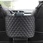 Bag Leather Car Net Pocket Handbag Holder Seat Back Hanging Storage Bag