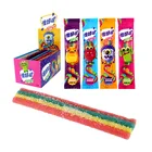 Sweet Sweet Rianbow Gummy Candy Halal Colorful Fruit Jelly Flavor Sugar Sour And Sweet Soft Candy Belt Individual Package