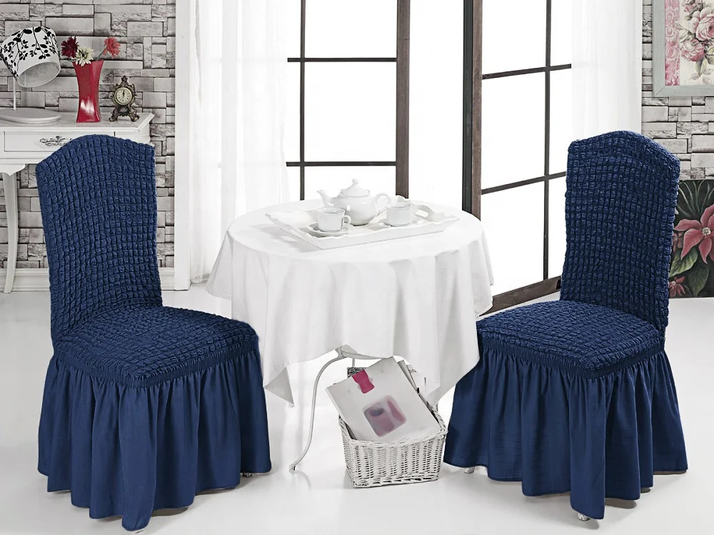 Hot selling bubble chair cover 1/2/4/6/8 pieces set elastic stretch dining chair covers