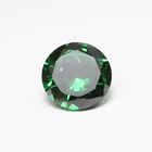 Emerald Emerald Green Zirconia Round Shape High Quality Cz